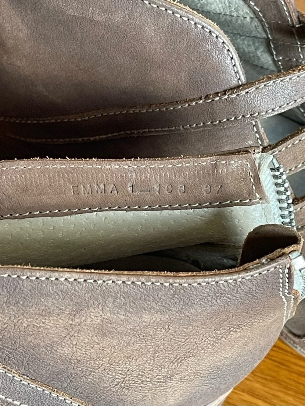 Free People Emma Swept Away Ankle Boots Size 37